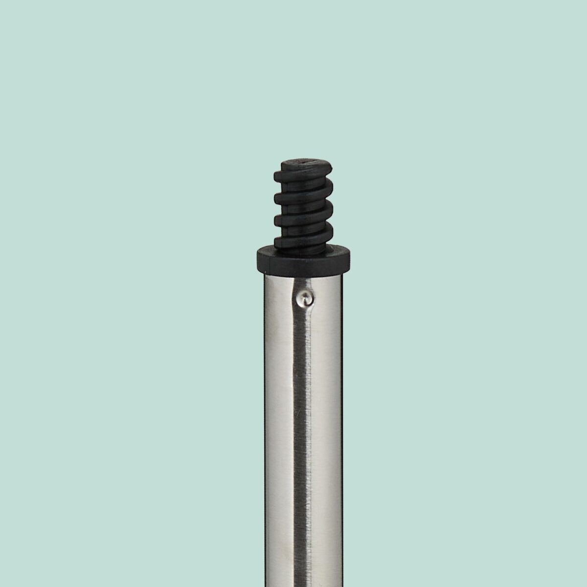 Set toaleta din inox – suport hârtie igienică & perie toaletă, Negru - imagine 6