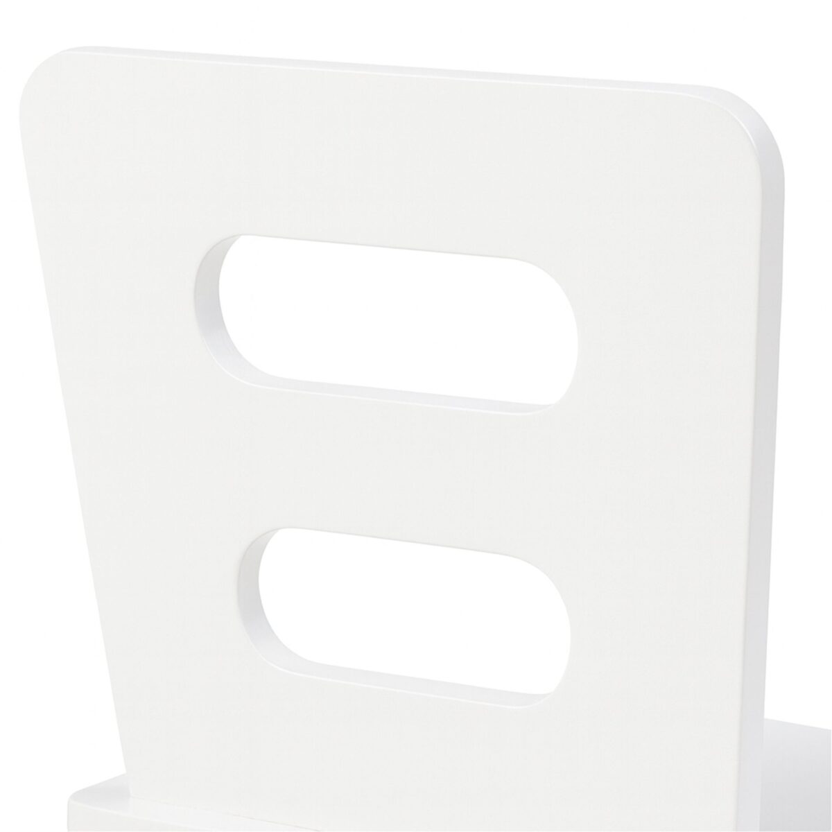 Set Masa cu 2 Scaune pentru copii - Mobilier alb copii, Spatiu de Depozitare si Scaune Ergonomice - imagine 6