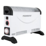 Convector Electric Alb 2000W cu Timer si 3 Trepte de Incalzire, 48.5 x 20 x 33 cm, Monzana®