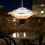 Incalzitor tavan terasa 1500W – infrarosu, halogen, montaj suspendat - imagine 5