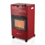 Incalzitor gaz 4.2 kW, Pliabil – 3 trepte, cu roti, exterior si interior, siguranta si placi ceramice, Rosu, Juskys