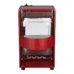 Incalzitor gaz 4.2 kW, Pliabil – 3 trepte, cu roti, exterior si interior, siguranta si placi ceramice, Rosu, Juskys - imagine 6
