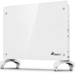 Radiator electric TRESKO 1500W, Instant-Heat, Design Slim, Mod ECO si Protectie IP24, Alb