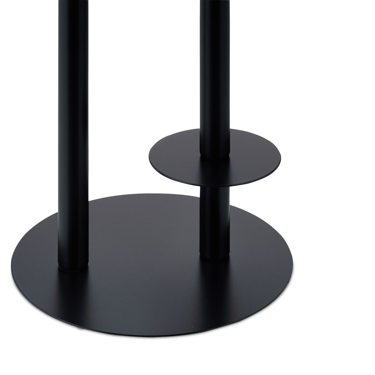 Suport hârtie igienică din metal NEGRU– modern, Relaxdays - imagine 7