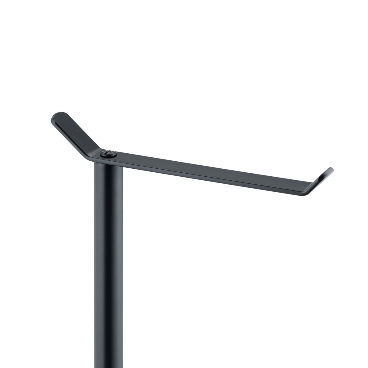 Suport hârtie igienică din metal NEGRU– modern, Relaxdays - imagine 6