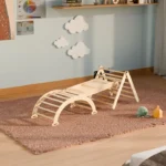 Loc de joaca pentru cățărare Triunghi Montessori, Perna, Tabla, Rampa și Arc de cățărare - imagine 10