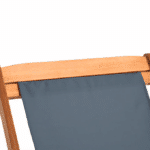 Sezlong din lemn, reglabil, pliabil, antracit, 94x60x94cm, CASARIA® - imagine 8